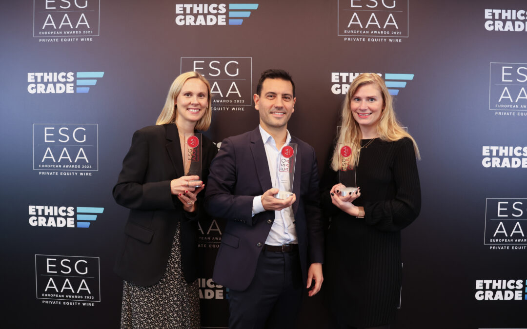 3 awards at the ESG AAA European Awards 2023 for RGREEN INVEST